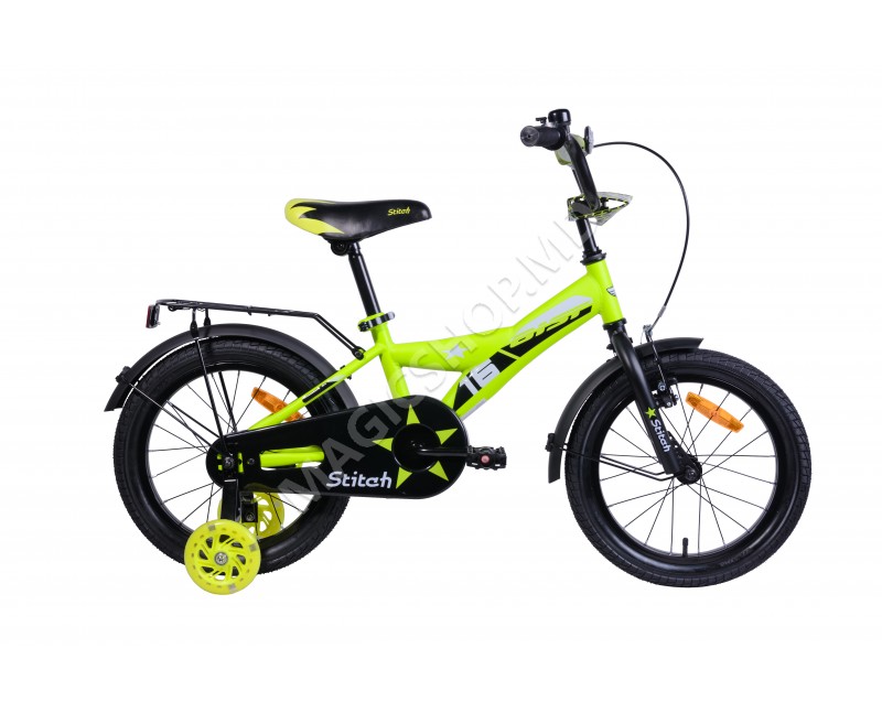 Bicicleta Aist Stitch 16" verde